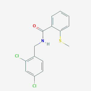 N-(2,4-dichlorobenzyl)-2-(methylsulfanyl)benzamide