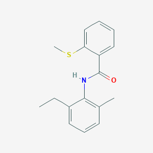 N-(2-ethyl-6-methylphenyl)-2-(methylsulfanyl)benzamide