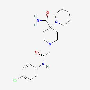 1'-{2-[(4-chlorophenyl)amino]-2-oxoethyl}-1,4'-bipiperidine-4'-carboxamide