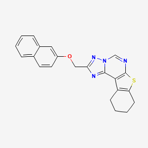 2-[(2-naphthyloxy)methyl]-8,9,10,11-tetrahydro[1]benzothieno[3,2-e][1,2,4]triazolo[1,5-c]pyrimidine