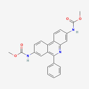 METHYL N-{3-[(METHOXYCARBONYL)AMINO]-6-PHENYLPHENANTHRIDIN-8-YL}CARBAMATE