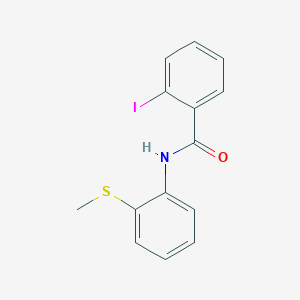 2-iodo-N-[2-(methylthio)phenyl]benzamide