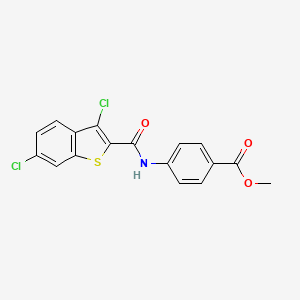 methyl 4-{[(3,6-dichloro-1-benzothien-2-yl)carbonyl]amino}benzoate