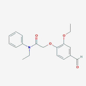 2-(2-ethoxy-4-formylphenoxy)-N-ethyl-N-phenylacetamide