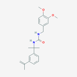 N-(3,4-dimethoxybenzyl)-N'-[1-(3-isopropenylphenyl)-1-methylethyl]urea