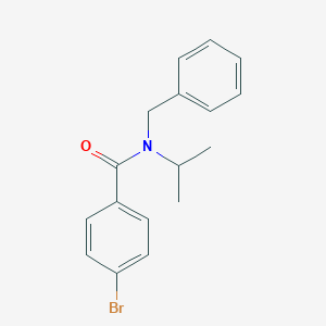 molecular formula C17H18BrNO B360103 N-benzyl-4-bromo-N-isopropylbenzamide CAS No. 349396-01-6