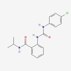 2-({[(4-chlorophenyl)amino]carbonyl}amino)-N-isopropylbenzamide