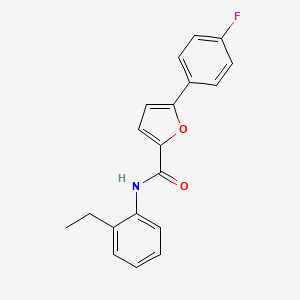 molecular formula C19H16FNO2 B3601259 N-(2-ethylphenyl)-5-(4-fluorophenyl)-2-furamide 