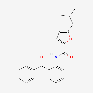 N~2~-(2-BENZOYLPHENYL)-5-ISOBUTYL-2-FURAMIDE