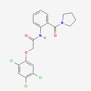 N-[2-(1-pyrrolidinylcarbonyl)phenyl]-2-(2,4,5-trichlorophenoxy)acetamide