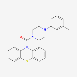 10-{[4-(2,3-dimethylphenyl)-1-piperazinyl]carbonyl}-10H-phenothiazine