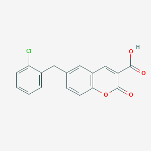 6-(2-chlorobenzyl)-2-oxo-2H-chromene-3-carboxylic acid