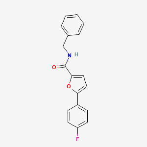 N-benzyl-5-(4-fluorophenyl)-2-furamide