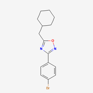 3-(4-bromophenyl)-5-(cyclohexylmethyl)-1,2,4-oxadiazole