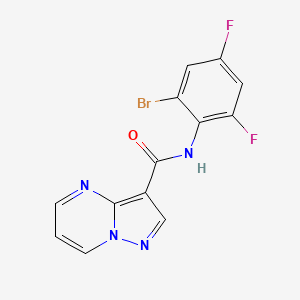 N-(2-bromo-4,6-difluorophenyl)pyrazolo[1,5-a]pyrimidine-3-carboxamide