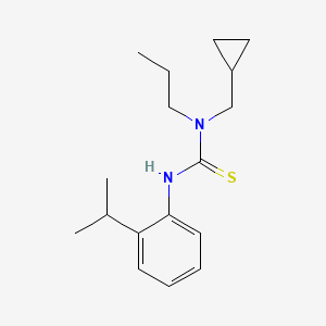 1-(Cyclopropylmethyl)-3-(2-propan-2-ylphenyl)-1-propylthiourea