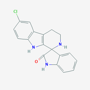 molecular formula C18H14ClN3O B360158 6-Chloro-1',2,2',3,4,9-hexahydrospiro(beta-carboline-1,3'-indole)-2'-one CAS No. 775292-34-7