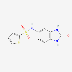 N~2~-(2-OXO-2,3-DIHYDRO-1H-1,3-BENZIMIDAZOL-5-YL)-2-THIOPHENESULFONAMIDE