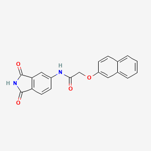 N-(1,3-dioxo-2,3-dihydro-1H-isoindol-5-yl)-2-(2-naphthyloxy)acetamide