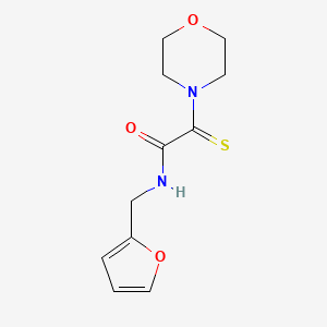 N-(2-furylmethyl)-2-(4-morpholinyl)-2-thioxoacetamide