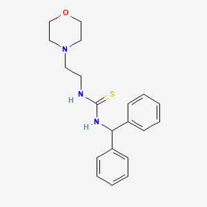 N-(diphenylmethyl)-N'-[2-(4-morpholinyl)ethyl]thiourea