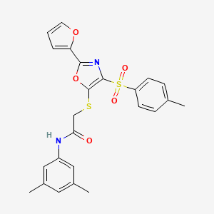 N-(3,5-dimethylphenyl)-2-({2-(2-furyl)-4-[(4-methylphenyl)sulfonyl]-1,3-oxazol-5-yl}thio)acetamide