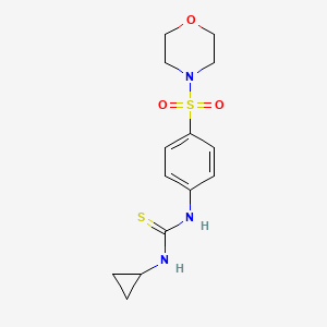 N-cyclopropyl-N'-[4-(4-morpholinylsulfonyl)phenyl]thiourea