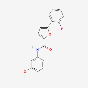 5-(2-fluorophenyl)-N-(3-methoxyphenyl)-2-furamide