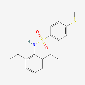 N-(2,6-diethylphenyl)-4-(methylthio)benzenesulfonamide