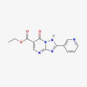 ethyl 7-oxo-2-(3-pyridinyl)-4,7-dihydro[1,2,4]triazolo[1,5-a]pyrimidine-6-carboxylate