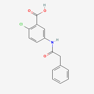 2-chloro-5-[(phenylacetyl)amino]benzoic acid