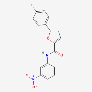 5-(4-fluorophenyl)-N-(3-nitrophenyl)furan-2-carboxamide