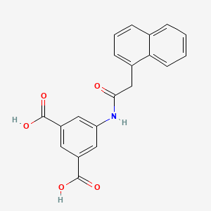 5-[(1-naphthylacetyl)amino]isophthalic acid