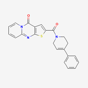 2-[(4-phenyl-3,6-dihydro-1(2H)-pyridinyl)carbonyl]-4H-pyrido[1,2-a]thieno[2,3-d]pyrimidin-4-one