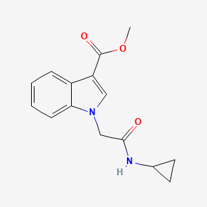 methyl 1-[2-(cyclopropylamino)-2-oxoethyl]-1H-indole-3-carboxylate