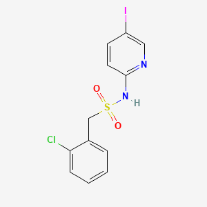 1-(2-chlorophenyl)-N-(5-iodo-2-pyridinyl)methanesulfonamide