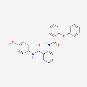 N-(4-METHOXYPHENYL)-2-(2-PHENOXYBENZAMIDO)BENZAMIDE