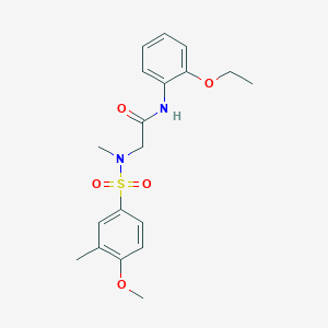 N~1~-(2-ethoxyphenyl)-N~2~-[(4-methoxy-3-methylphenyl)sulfonyl]-N~2~-methylglycinamide