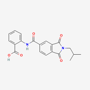 2-{[(2-isobutyl-1,3-dioxo-2,3-dihydro-1H-isoindol-5-yl)carbonyl]amino}benzoic acid