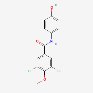 3,5-dichloro-N-(4-hydroxyphenyl)-4-methoxybenzamide