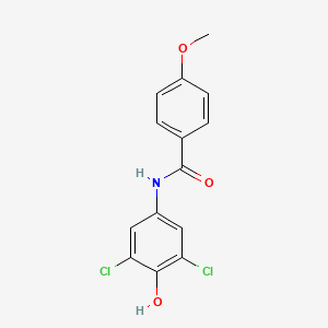 N-(3,5-dichloro-4-hydroxyphenyl)-4-methoxybenzamide