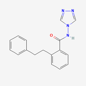 2-(2-phenylethyl)-N-4H-1,2,4-triazol-4-ylbenzamide