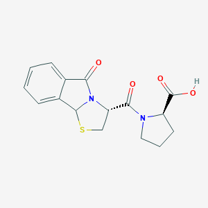 molecular formula C16H16N2O4S B360344 1-[(5-Oxo-2,3,5,9b-tetrahydro[1,3]thiazolo[2,3-a]isoindol-3-yl)carbonyl]proline CAS No. 956826-66-7