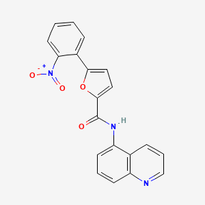 5-(2-nitrophenyl)-N-quinolin-5-ylfuran-2-carboxamide