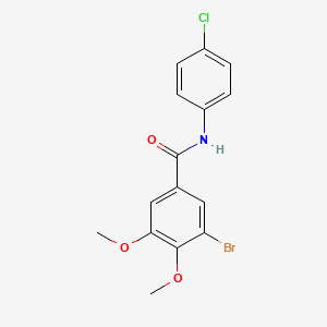 3-bromo-N-(4-chlorophenyl)-4,5-dimethoxybenzamide