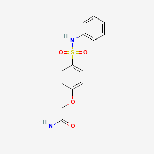 N-methyl-2-[4-(phenylsulfamoyl)phenoxy]acetamide