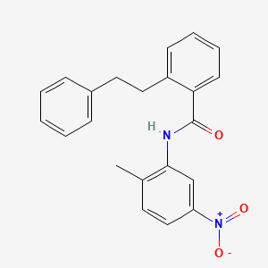 N-(2-methyl-5-nitrophenyl)-2-(2-phenylethyl)benzamide