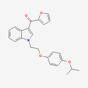 2-furyl{1-[2-(4-isopropoxyphenoxy)ethyl]-1H-indol-3-yl}methanone