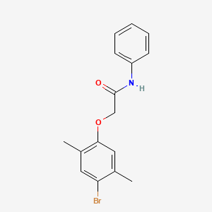 2-(4-bromo-2,5-dimethylphenoxy)-N-phenylacetamide