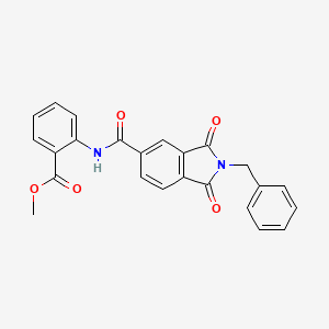 methyl 2-{[(2-benzyl-1,3-dioxo-2,3-dihydro-1H-isoindol-5-yl)carbonyl]amino}benzoate